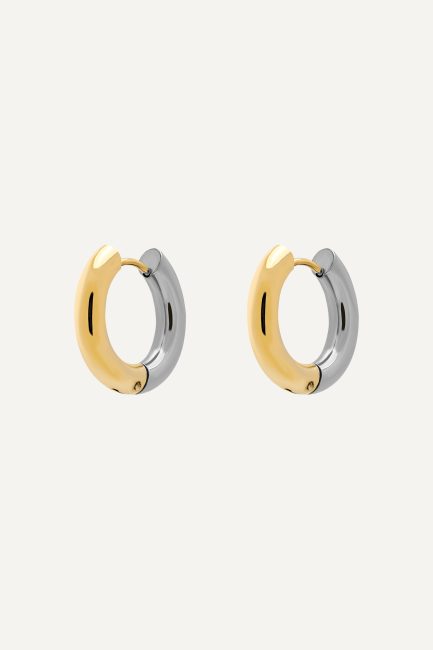 Cercei din Stainless Steel Marizzo Two Layers