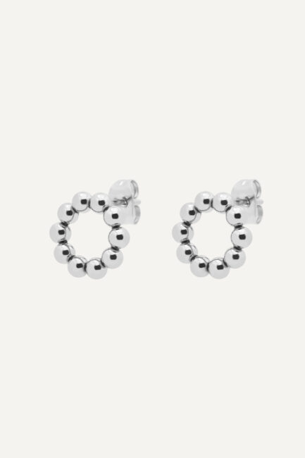 Cercei din Stainless Steel Marizzo Circle Beads