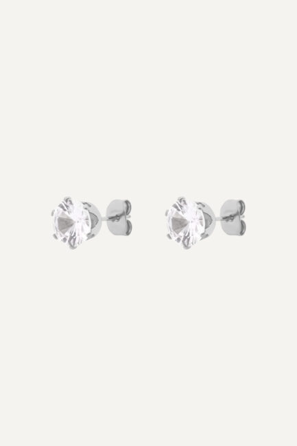 Cercei din Stainless Steel Marizzo Stone 5 mm