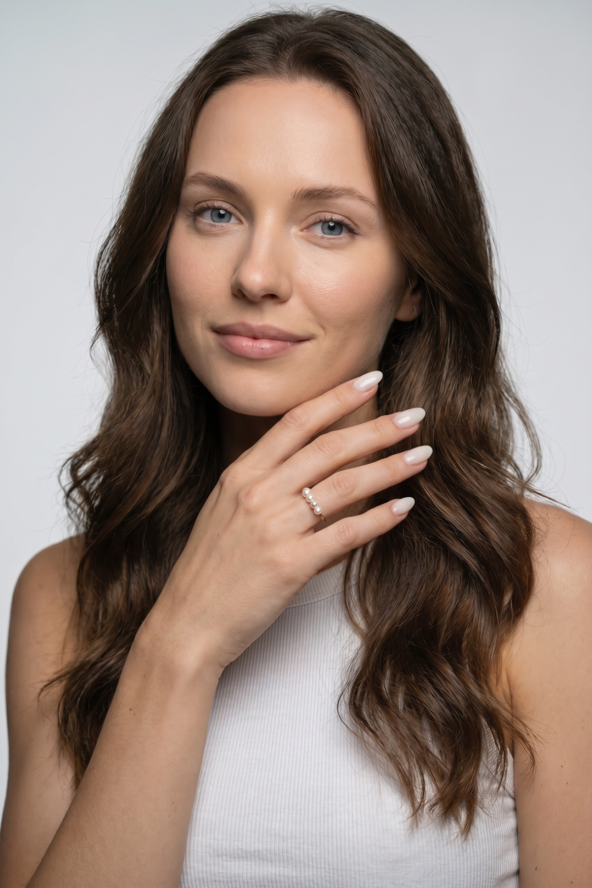 Inel-din-inox-Marizzo-Four-Pearls-Slim-Band-ST-04
