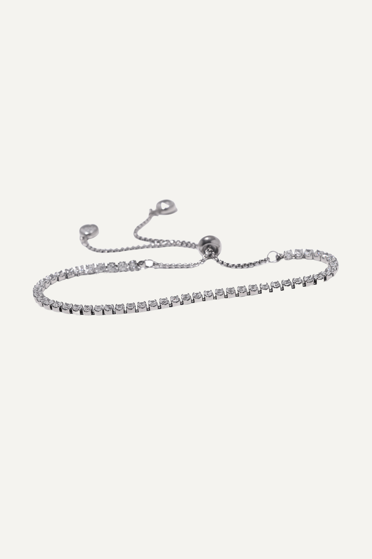 Bratara-din-otel-inoxidabil-Marizzo-Tennis-White-Fit-PR-01 Brățară Tennis White Fit din inox argintiu cu pietre zirconia și închidere ajustabilă - Marizzo